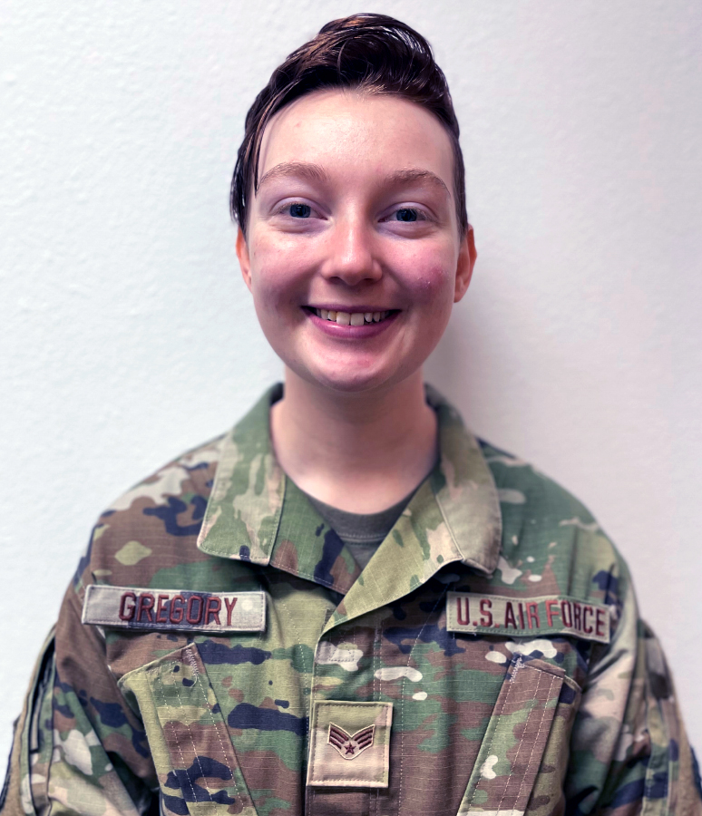 Senior Airman Paije J. Gregory Senior Airman Paije J. Gregory